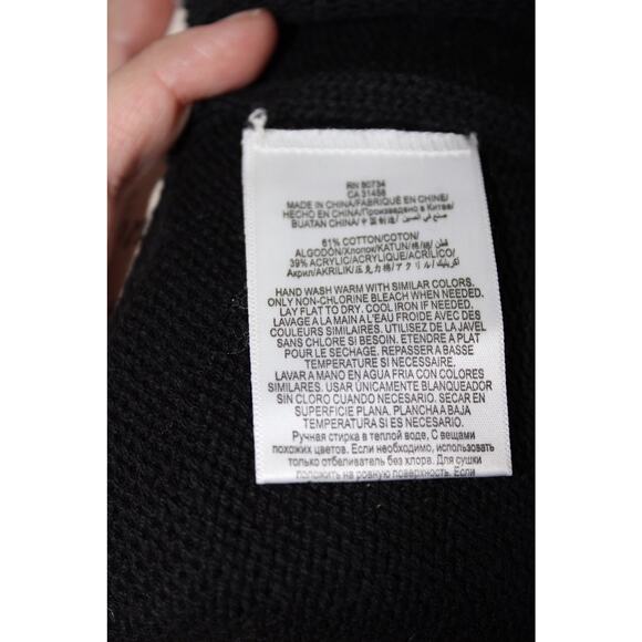 BCBGeneration Womens Long Sleeve Knit black Pullover Sweater Size M/L - Picture 7 of 11